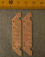 The first two milled PCB's